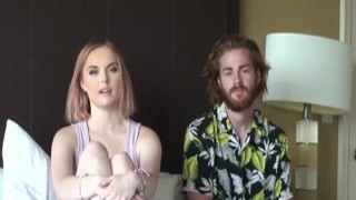Real amateur couple couldnt wait to make a porno