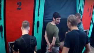 MadGloryHoles - Stunning top model arrived at sex club to see her man in HD