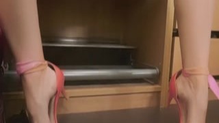 AuntJudys - Irena Closet Upskirt Masturbation