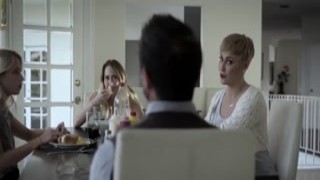 Blonde teen banged by a friends parents