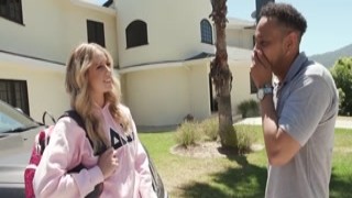 Sorority blonde fucked by big black cock